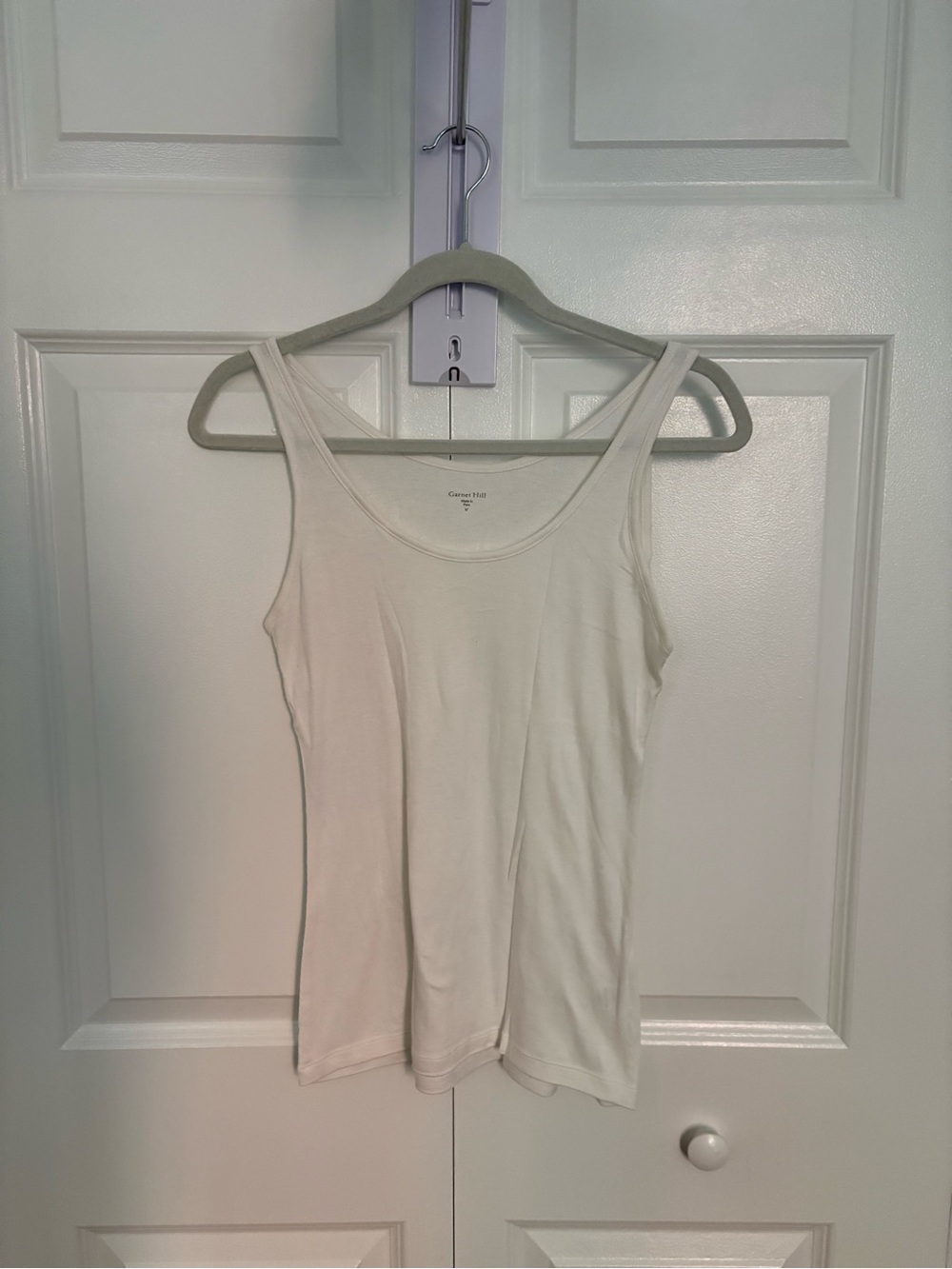 Garnet Hill black cami tank basic essential top